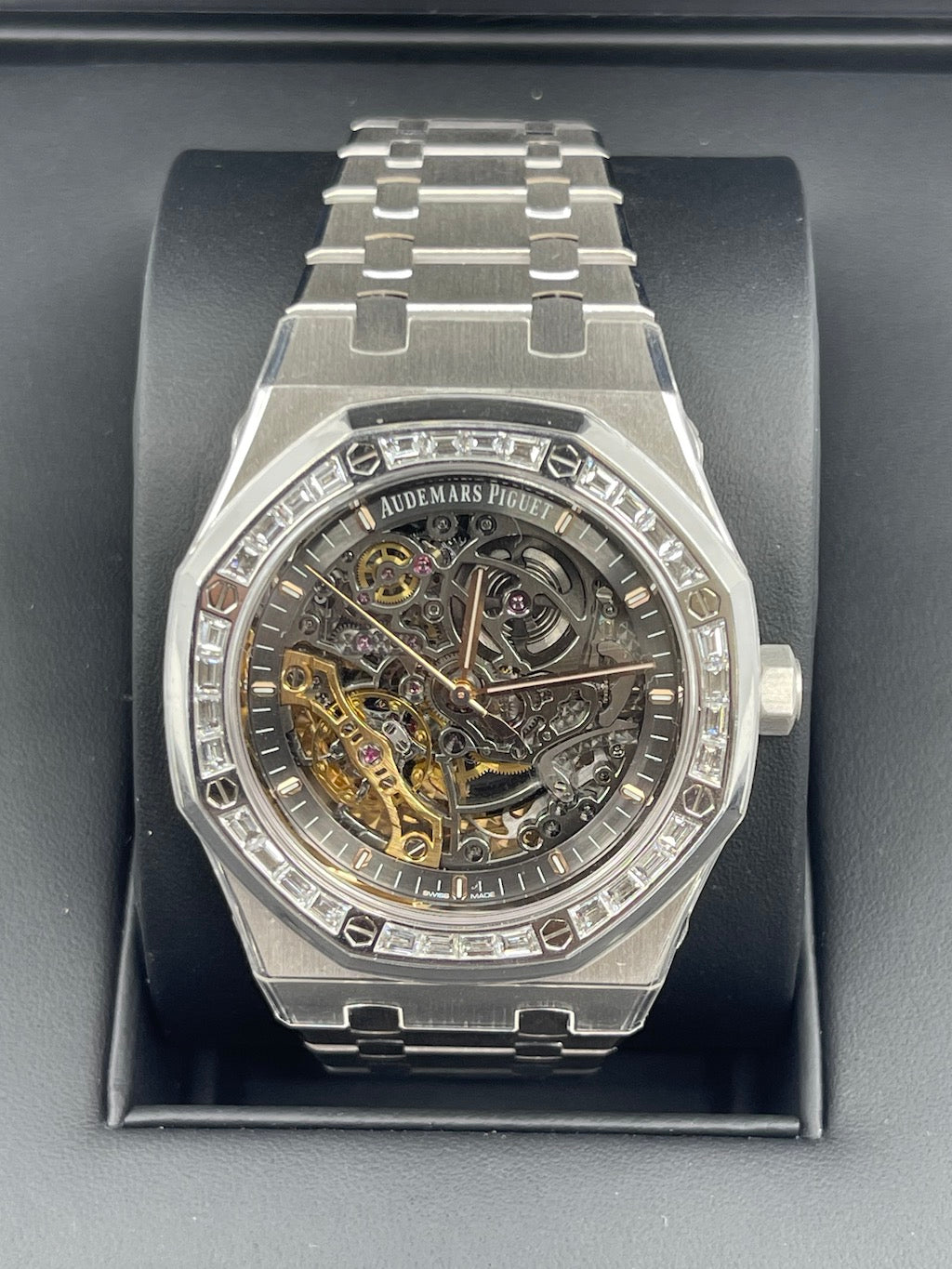 Audemars Piguet White gold skeleton 15412BC.ZZ.1220BC.01