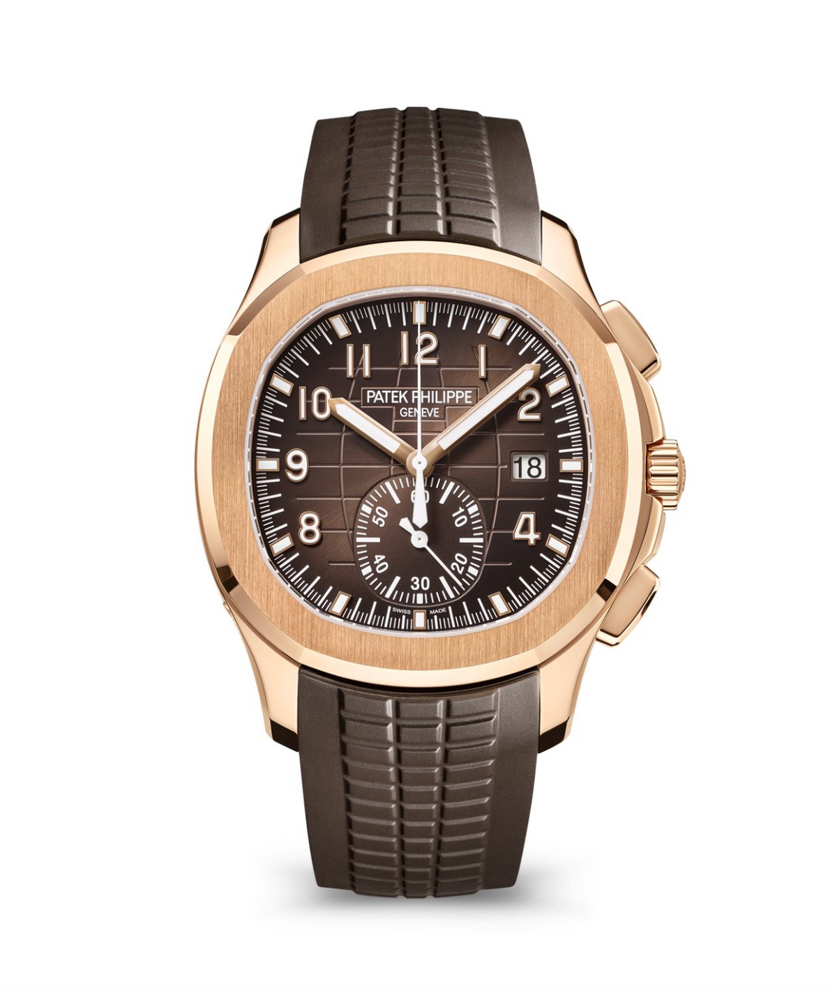 Patek Philippe 5968R Aquanaut Chronograph Rose Gold Brown Dial Chronograph